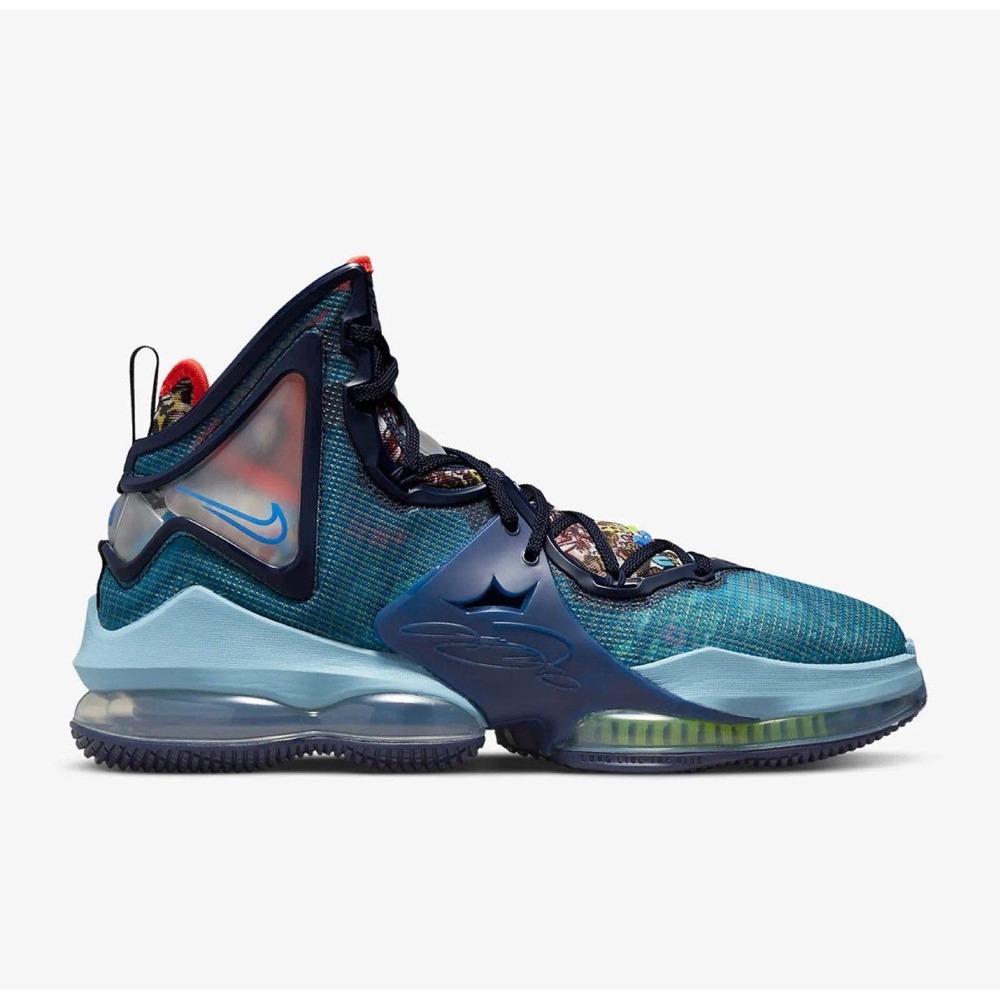 NEW Size 10 NIKE LEBRON XIX 19 “Fast Food” Basketball Sneakers Shoes CZ0203-400